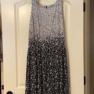 Joseph Ribkoff Black/white confetti dress.